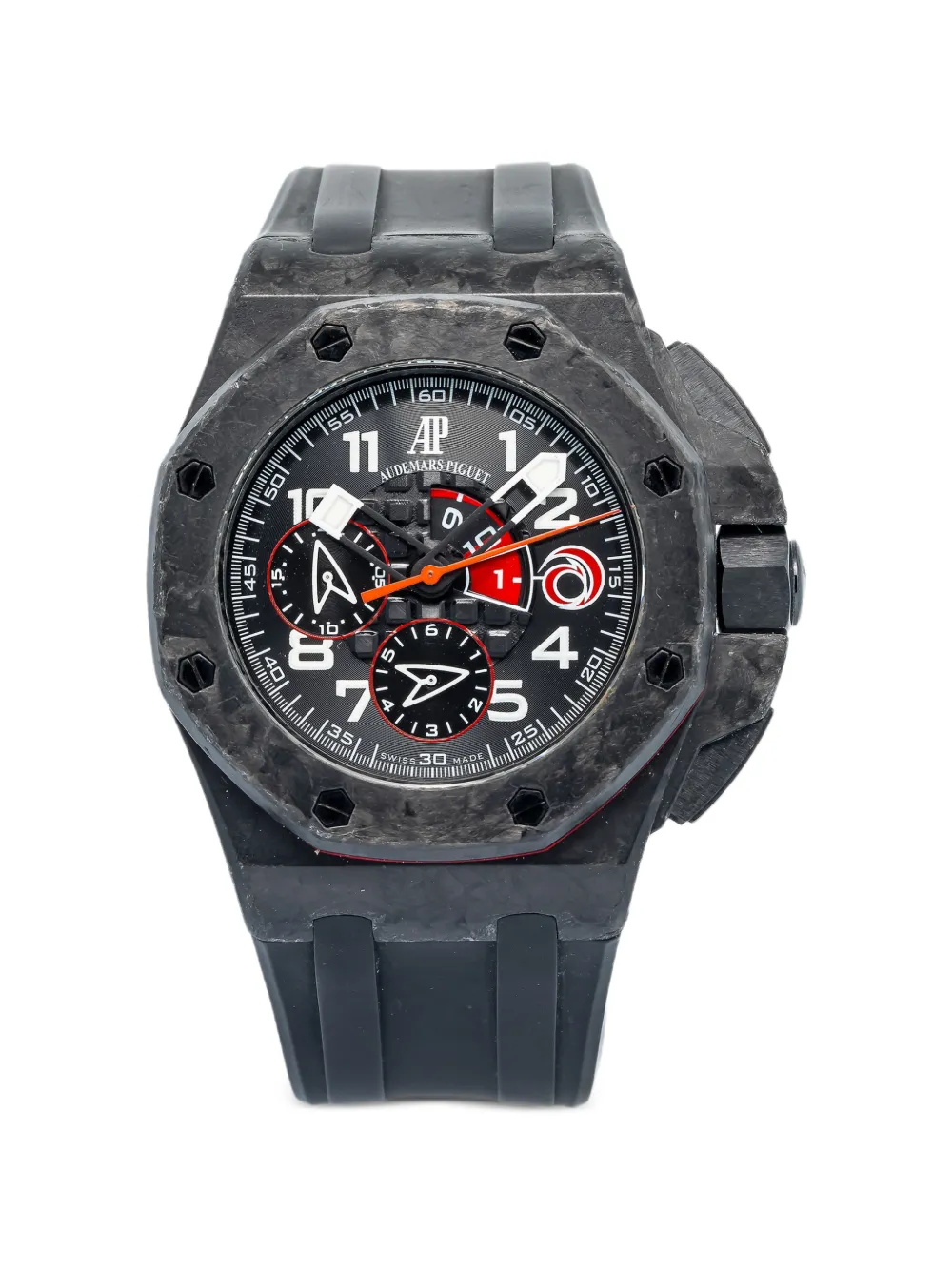 Audemars Piguet Pre Owned Royal Oak Offshore 44mm Watch | Black ...