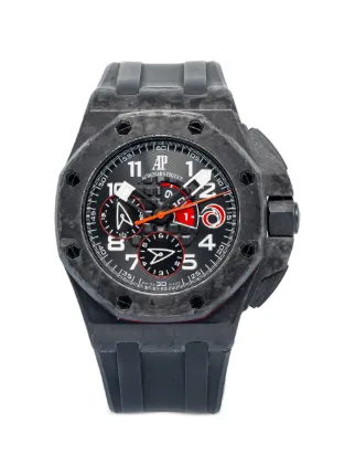Audemars Piguet Pre Owned Royal Oak Offshore 44mm Watch | Black ...