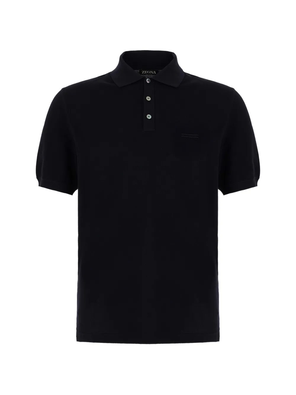 Zegna short-sleeve polo shirt - Blu