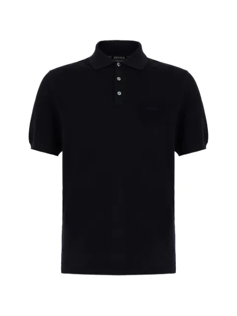 Zegna قميص بولو بأكمام قصيرة