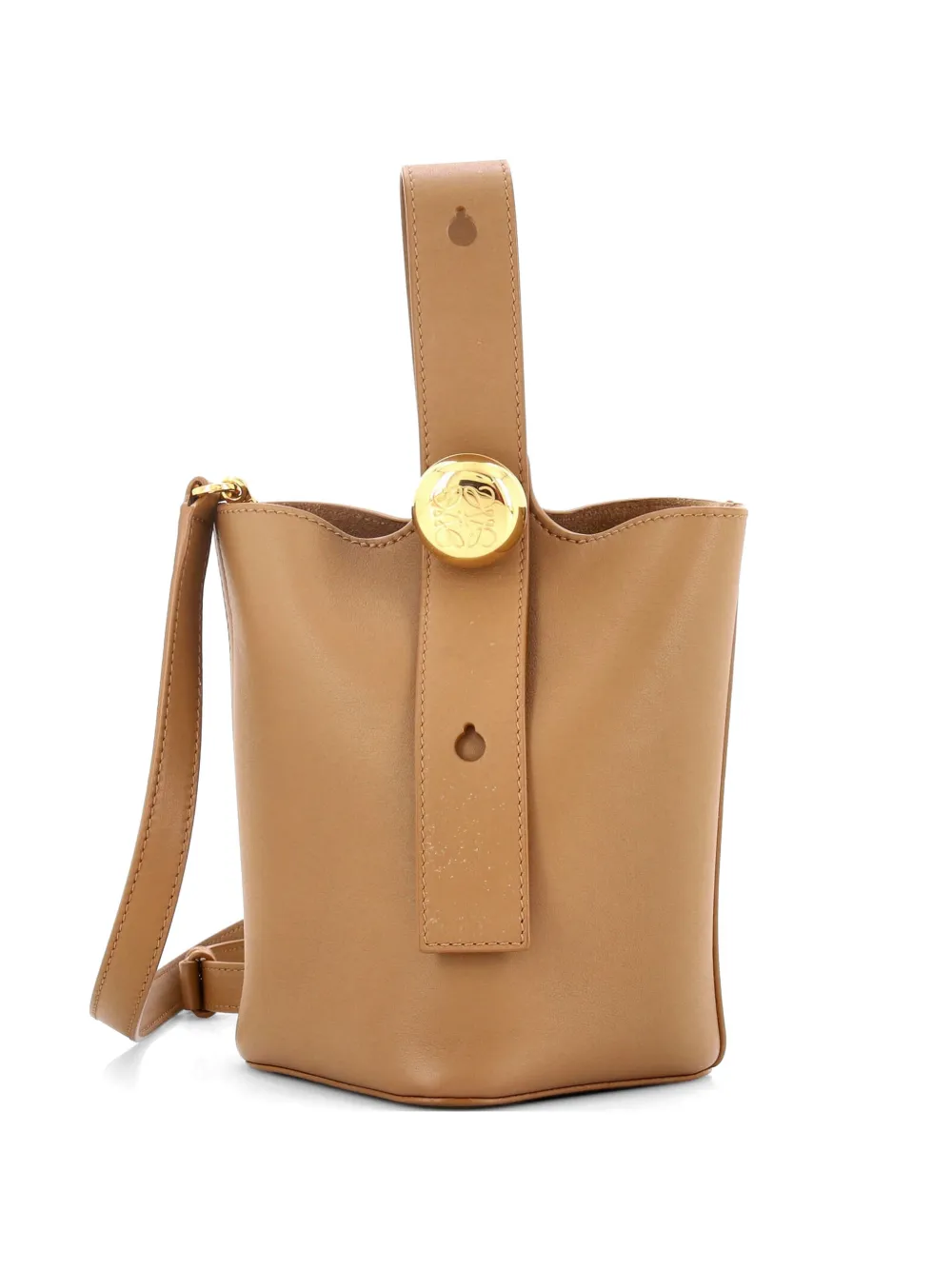 Loewe Pre-Owned Borsa a secchiello in pelle - Marrone