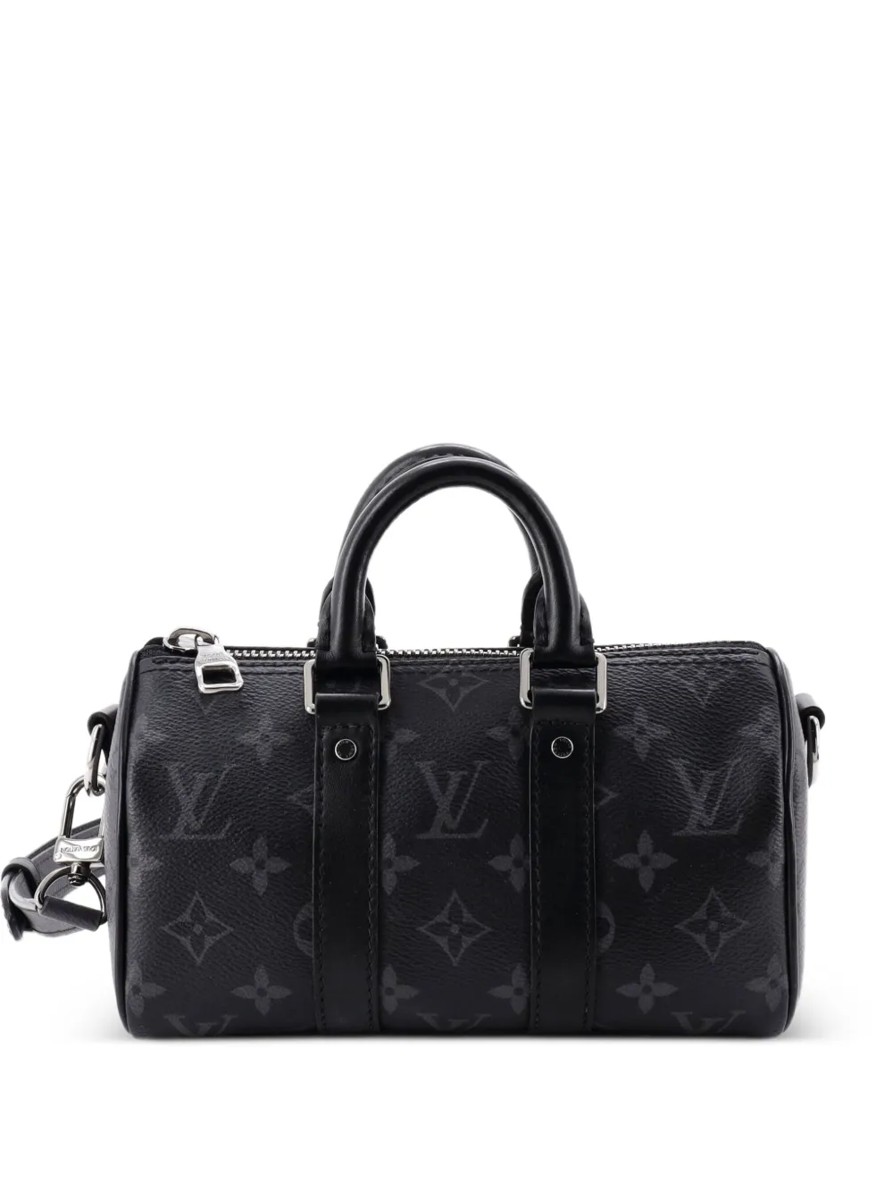 Louis Vuitton Pre-Owned Keepall Bandouliere Bag Reverse Monogram Eclipse Canvas XS crossbody bag - Schwarz