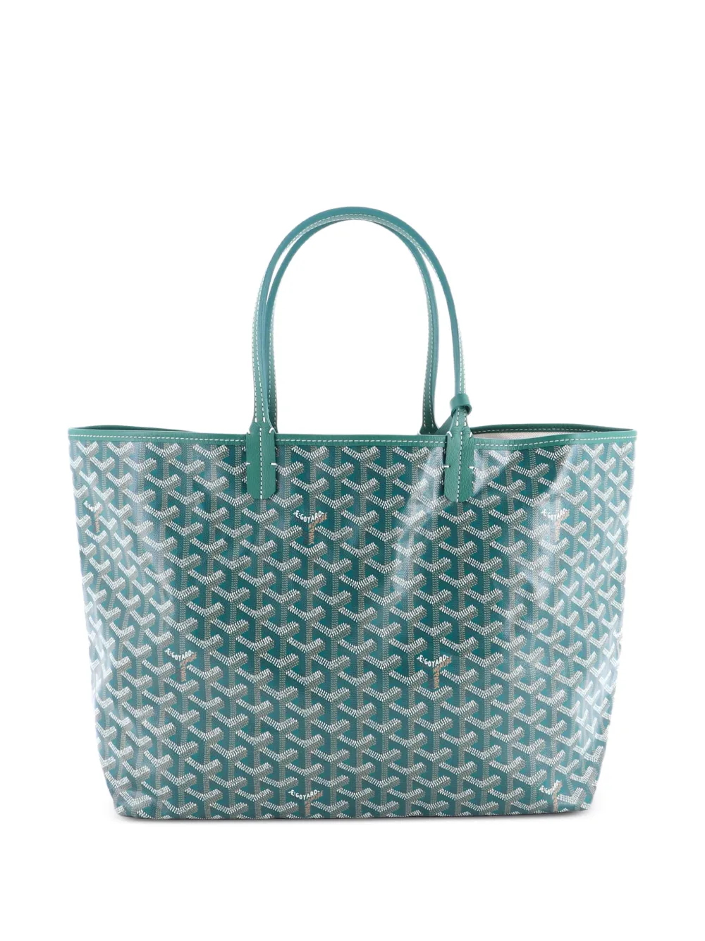 Goyard Pre-Owned Borsa tote Saint Louis PM in tela cerata - Verde