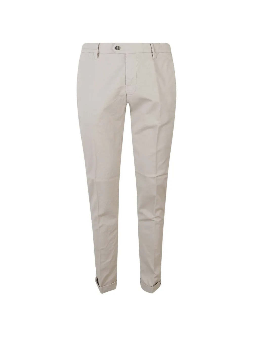 Mason's Milano City cuffed trousers - Toni neutri