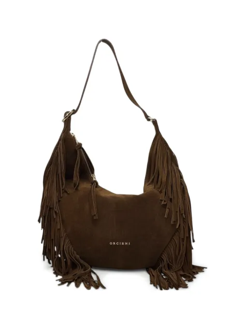 Orciani small Isola fringe hobo shoulder bag