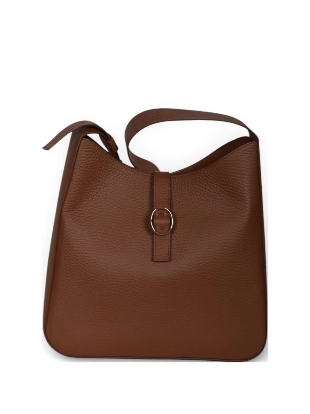 Orciani leather crossbody bag - Marrone