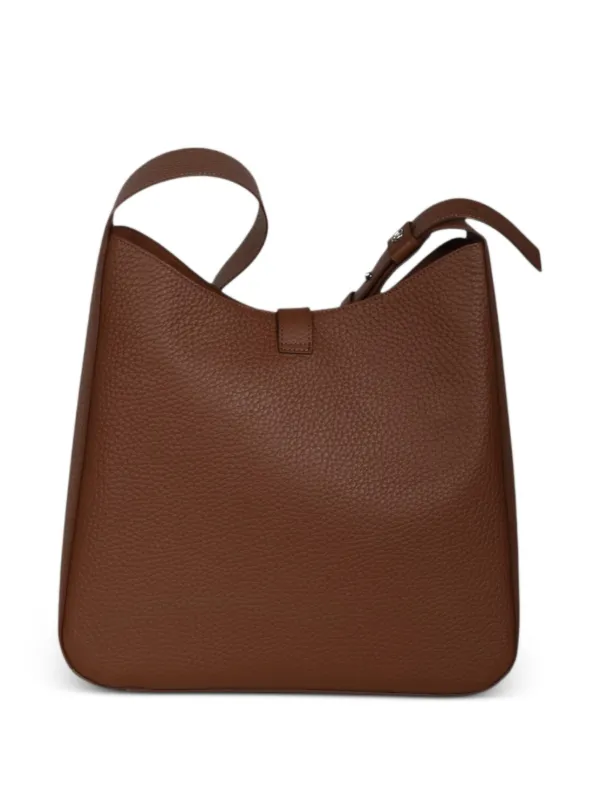 Orciani レザー ショルダーバッグ ブラウン FARFETCH JP