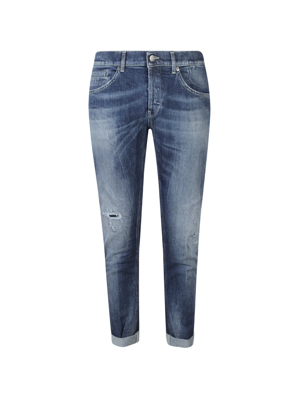 DONDUP distressed skinny jeans - Blu
