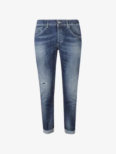 DONDUP skinny jeans con efecto envejecido
