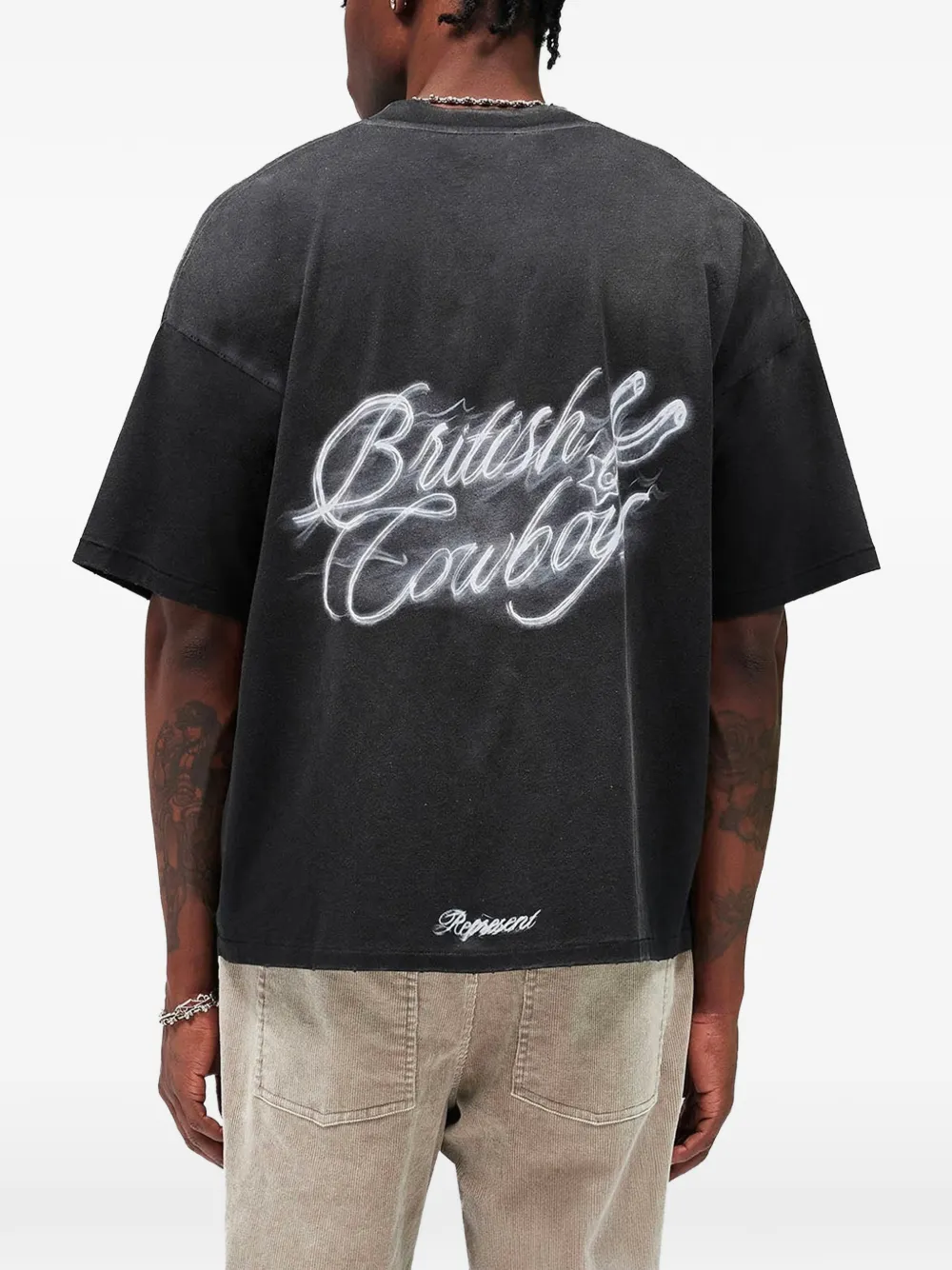 Represent British Cowboys T-shirt Zwart
