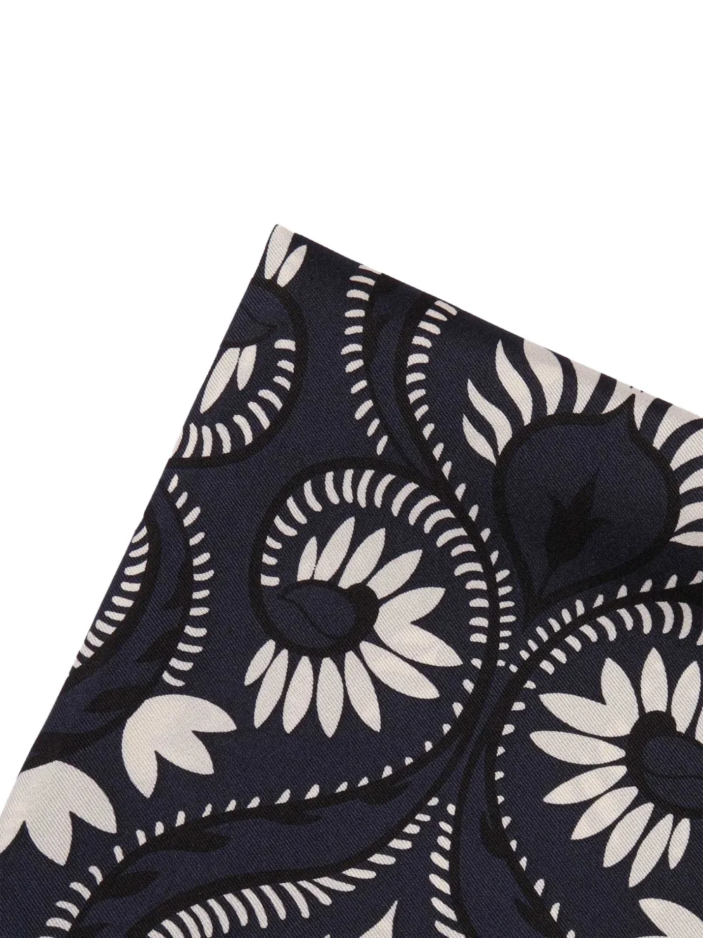  Weekend Max Mara Floral Stole Foulard Mantella - Blue 