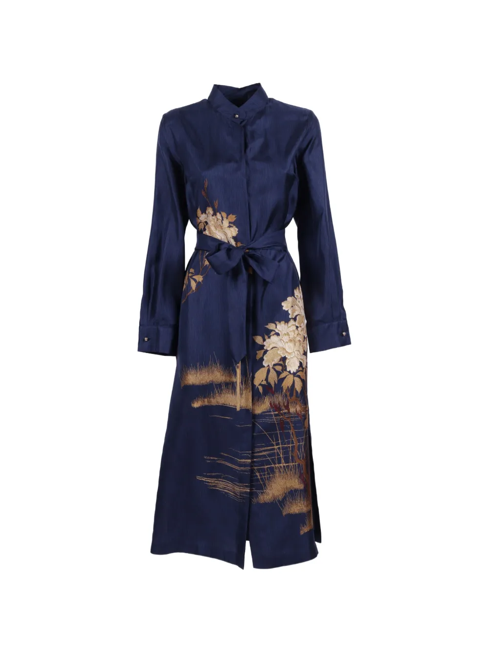 Max Mara Falange floral-print maxi dress - Blu