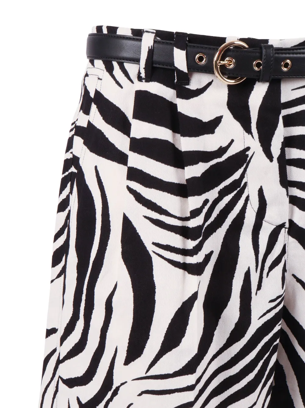 Max Mara Novella shorts met zebraprint Wit