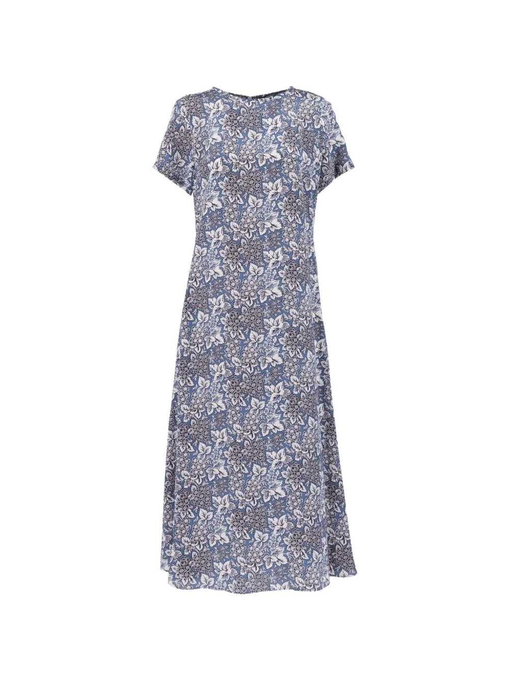 Weekend Max Mara Crespo floral-print dress - Blu