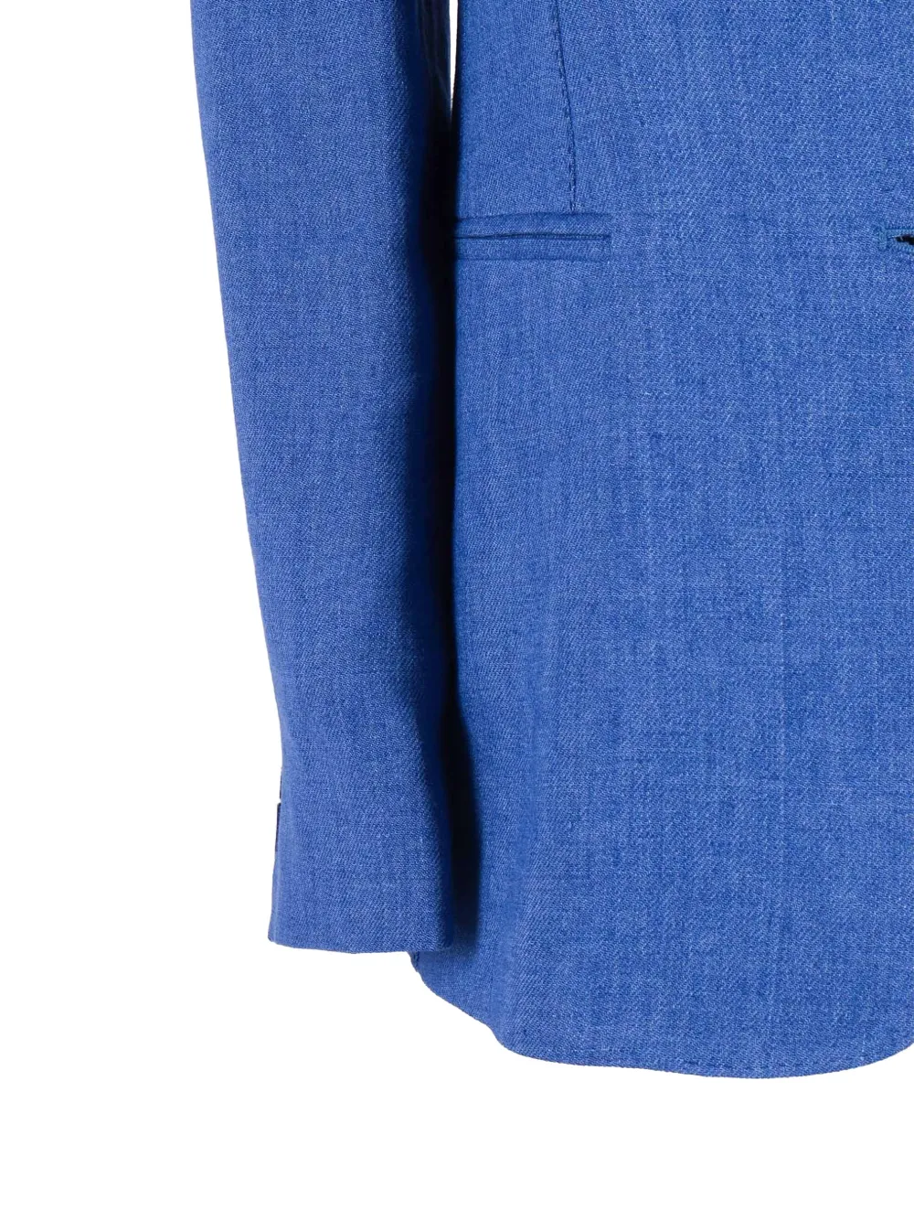 Max Mara Bello blazer met enkele rij knopen Blauw