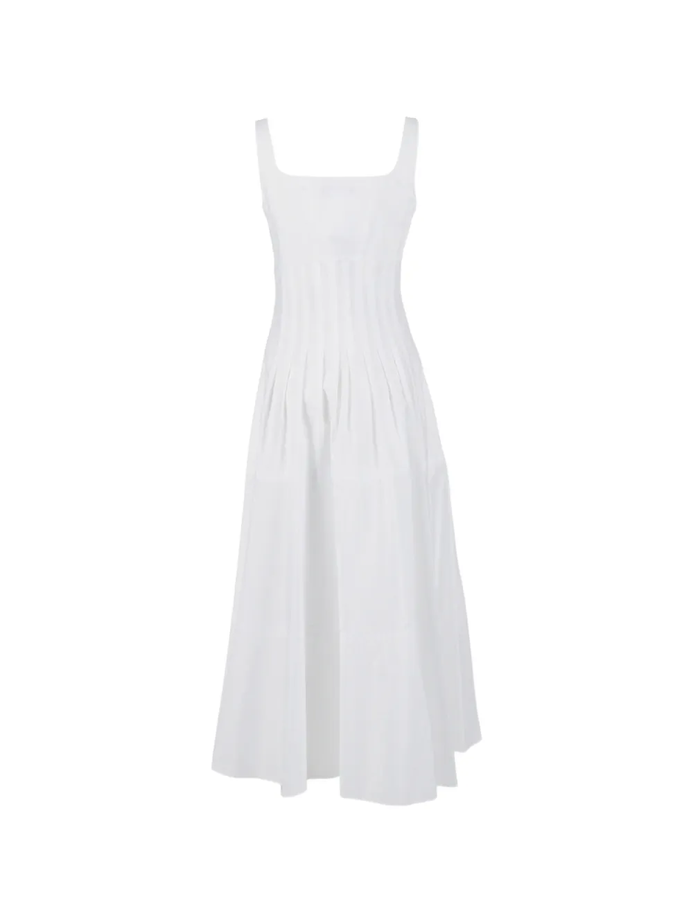 Max Mara Feltre midi-jurk Wit