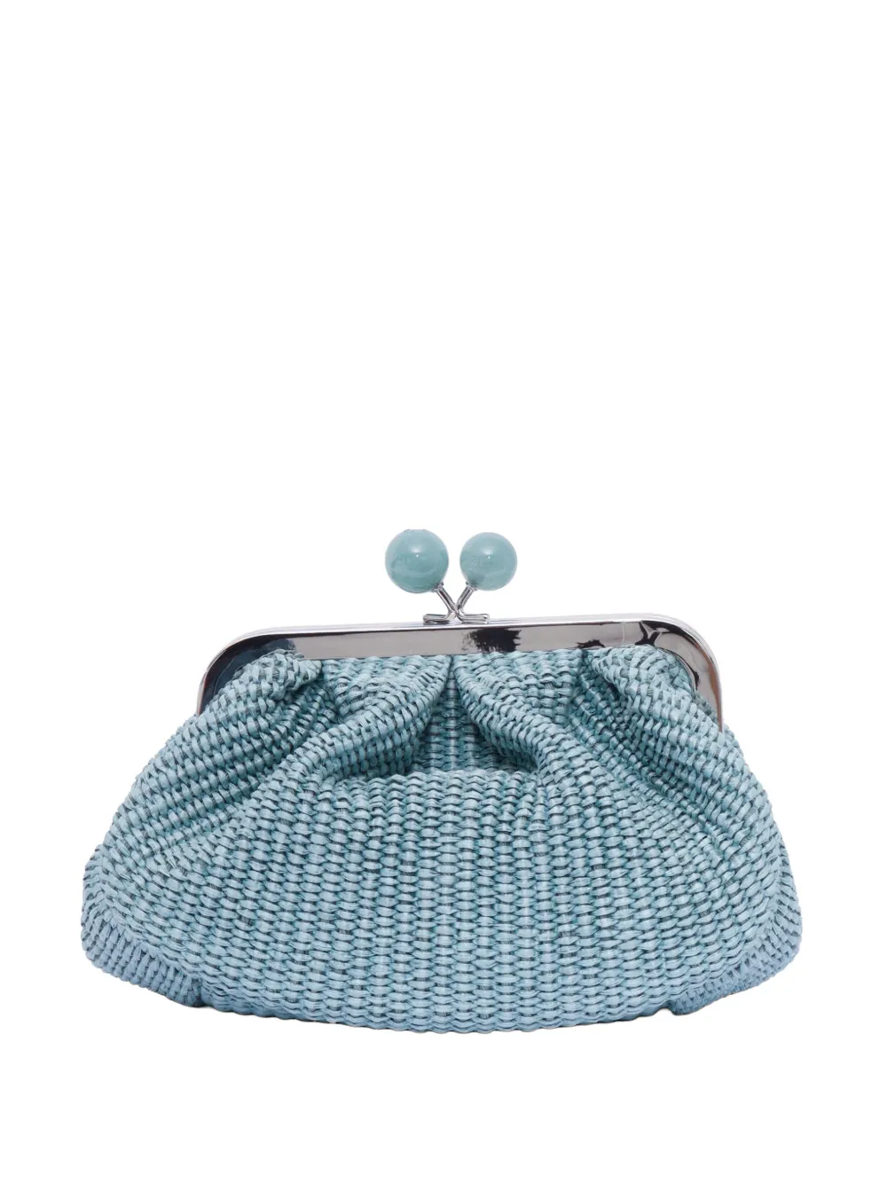 Weekend Max Mara Pasticcino woven shoulder bag - Blu