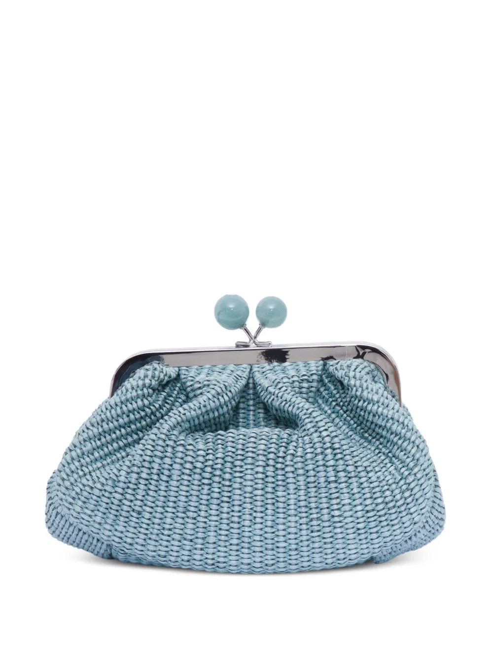 Weekend Max Mara Pasticcino woven shoulder bag - Blu