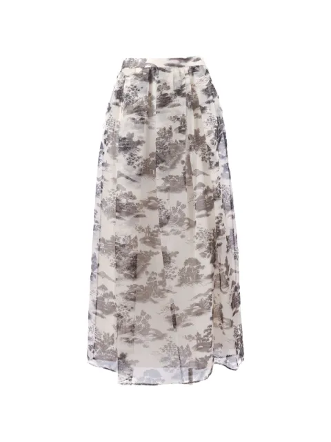 Max Mara print skirt