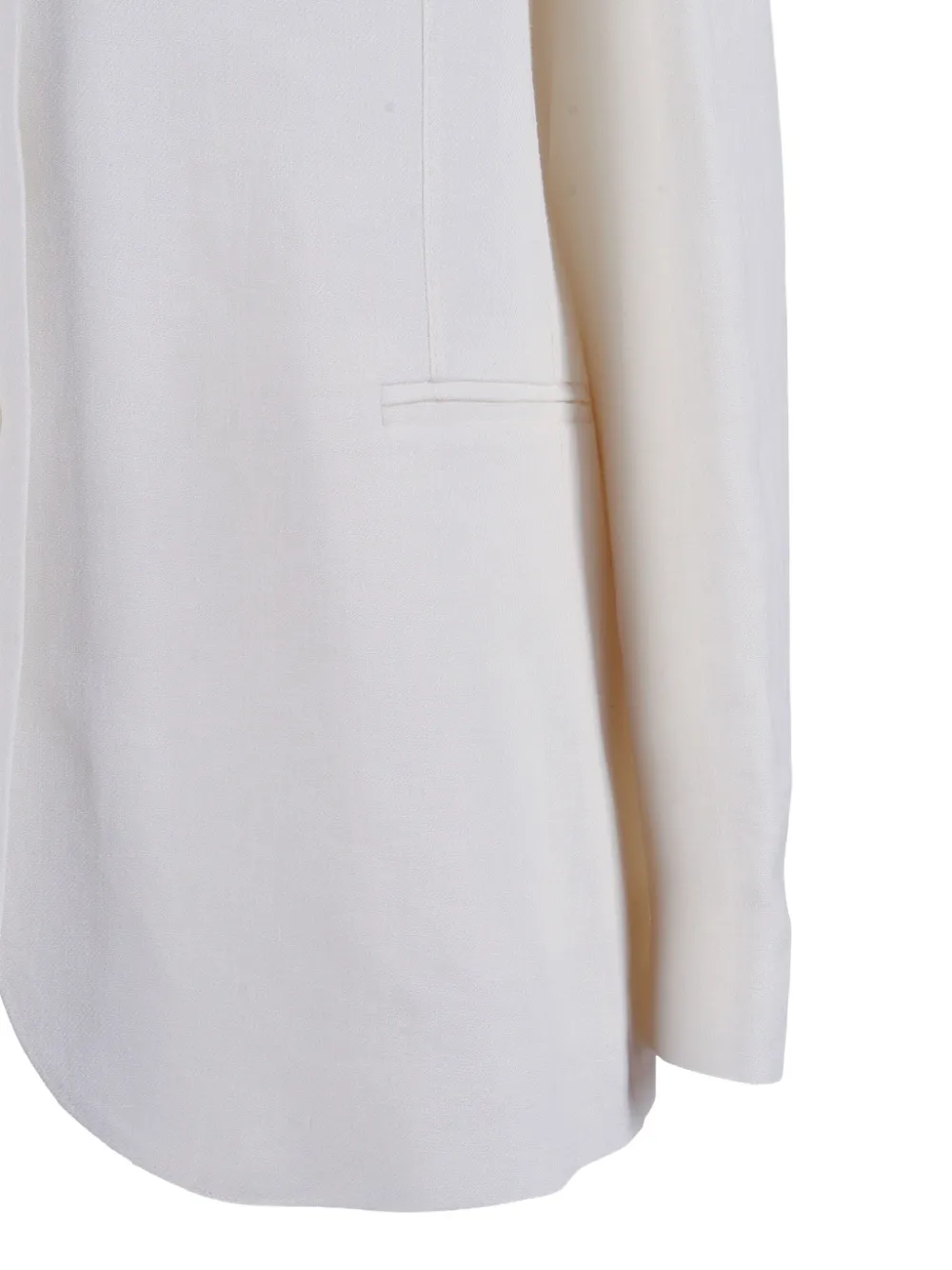Max Mara Bello blazer met enkele rij knopen Wit