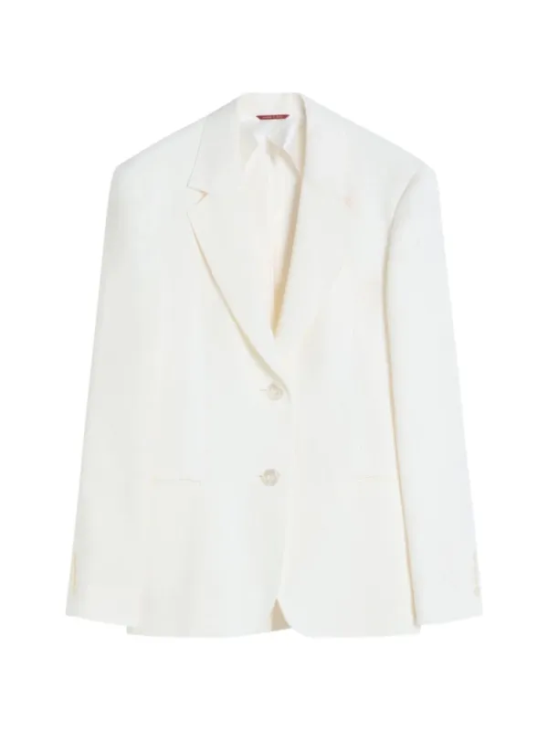 Max Mara Bella シングルジャケット | ホワイト | FARFETCH JP