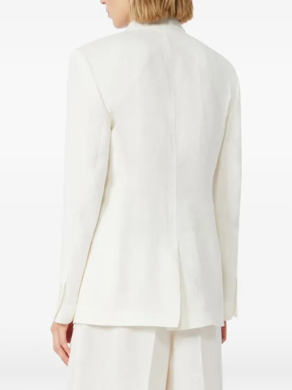 Max Mara Bella シングルジャケット | ホワイト | FARFETCH JP