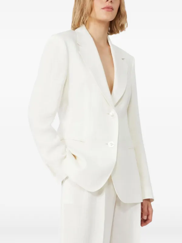 Max Mara Bella シングルジャケット | ホワイト | FARFETCH JP