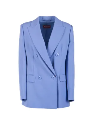 Weekend Max Mara リネンシングルジャケット | ブルー | FARFETCH JP