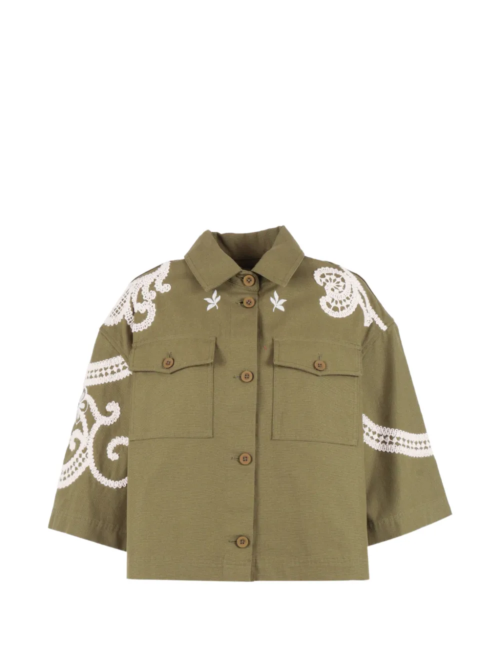 Weekend Max Mara embroidery shirt - Verde