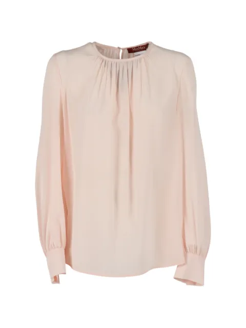 Max Mara blusa fruncida