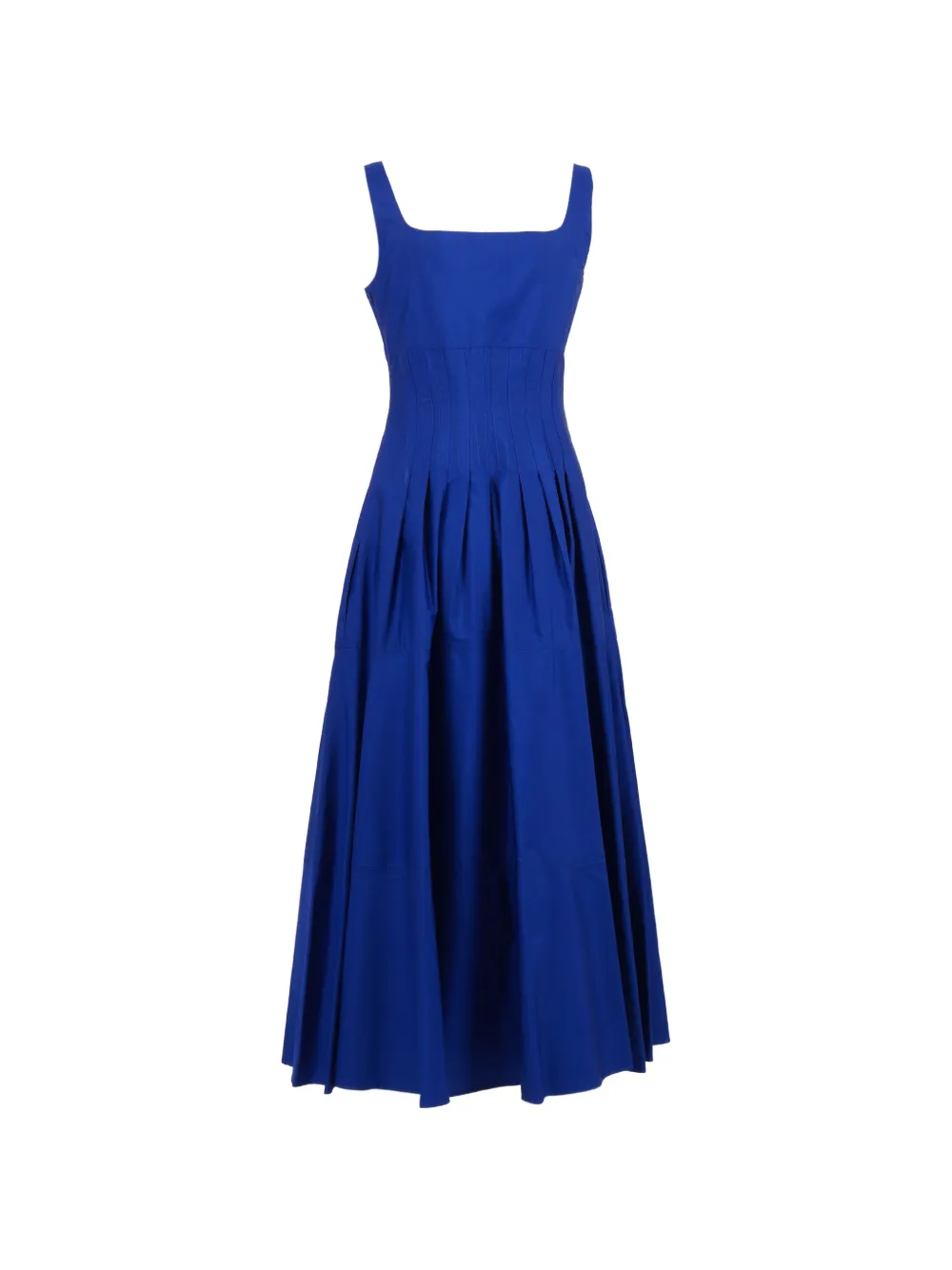 Max Mara Geplooide midi-jurk Blauw