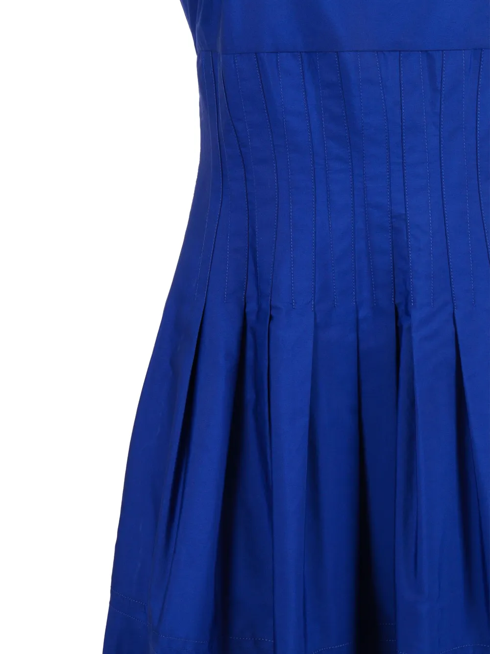 Max Mara Geplooide midi-jurk Blauw