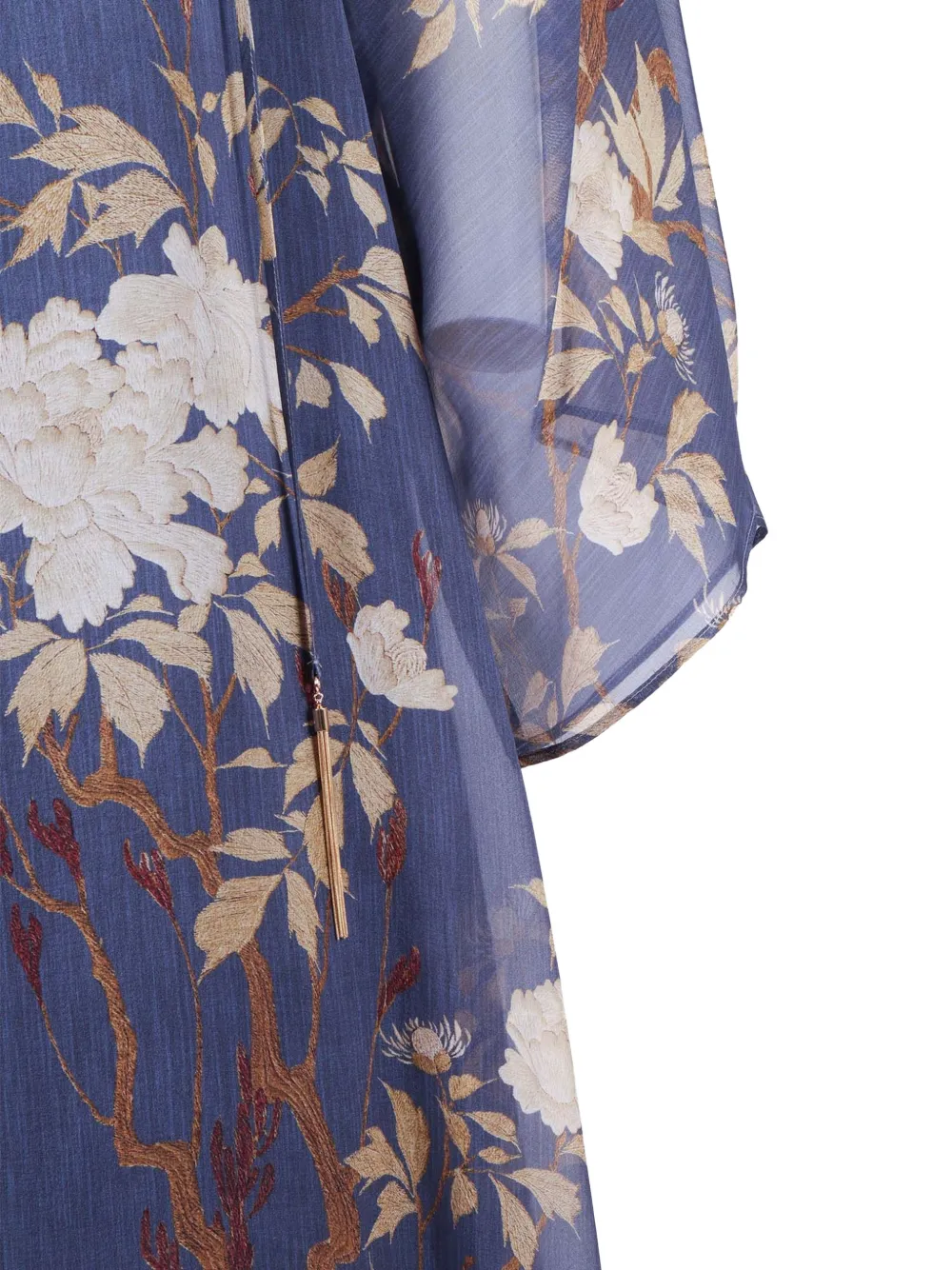 Max Mara Jurk met bloemenprint Blauw