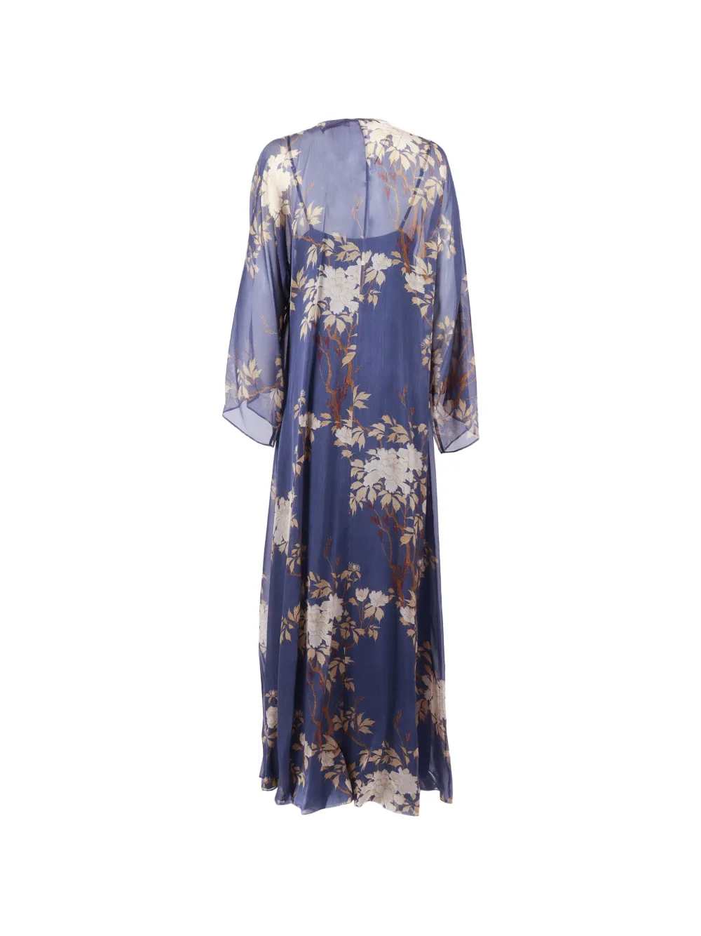 Max Mara Jurk met bloemenprint Blauw