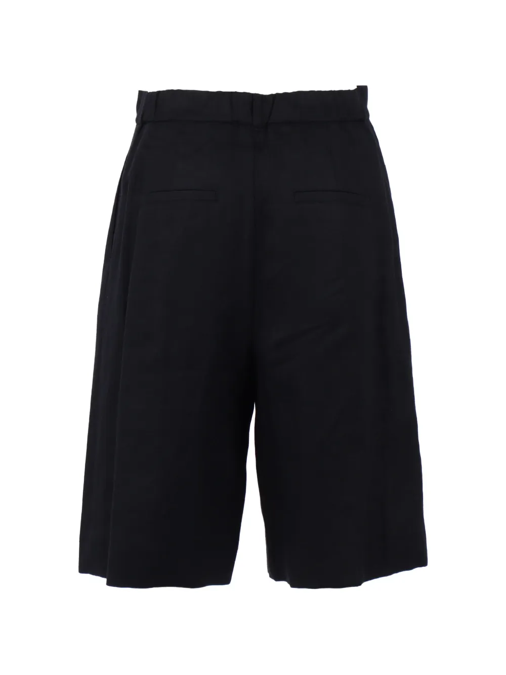  Max Mara Pleated Caravan Shorts - Black 