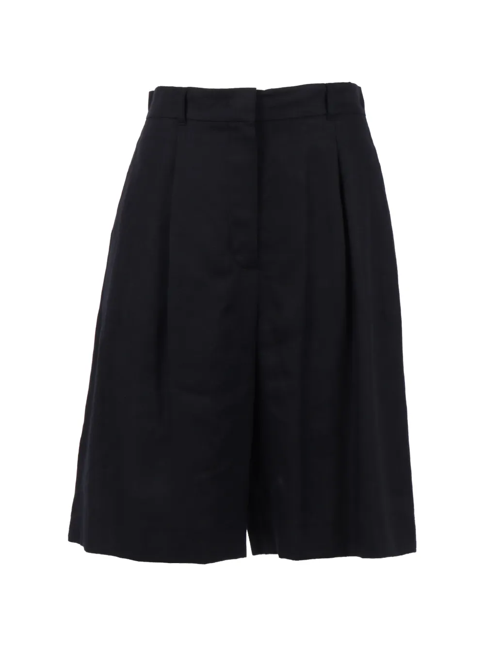 Max Mara pleated caravan shorts - Nero