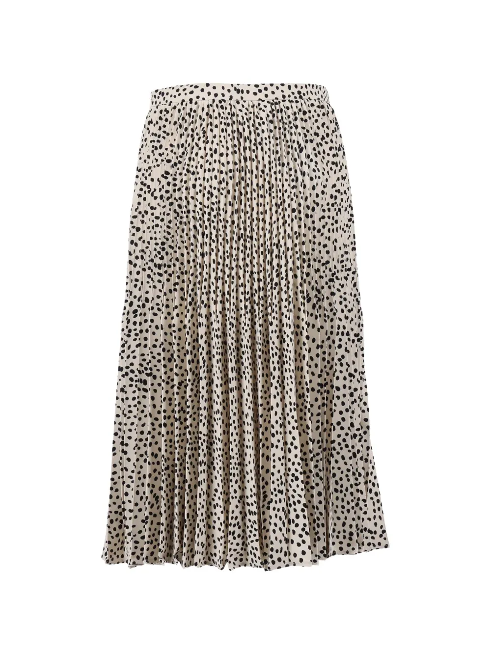 Max Mara Gonna Legno rok met stippen en plooien Beige