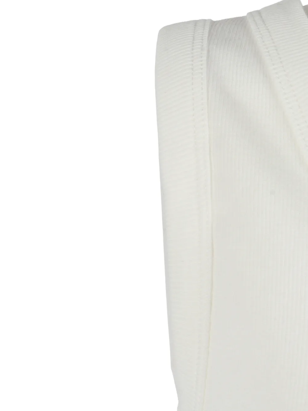  Weekend Max Mara Ribbed Top - White 