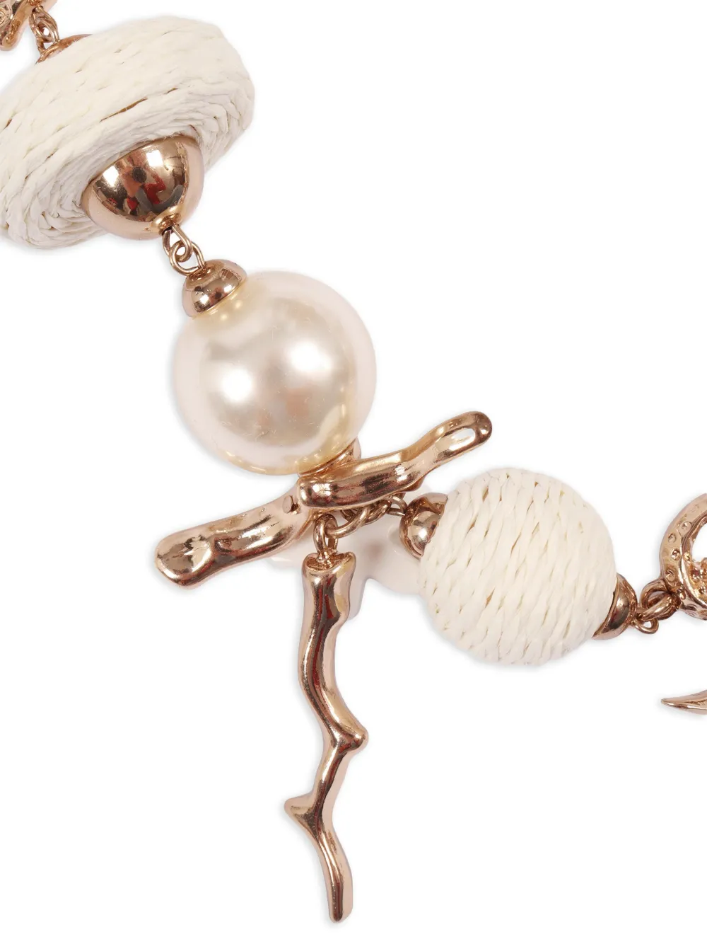  Weekend Max Mara Sea-embellishement Necklace - Pink 