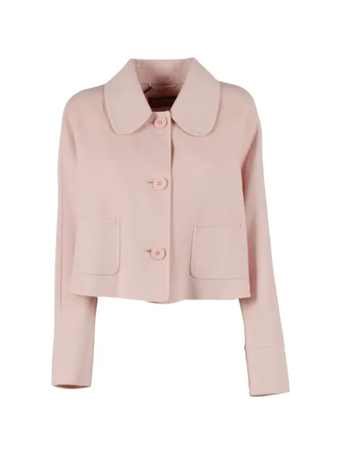 Max Mara buttoned patch-pocket jacket