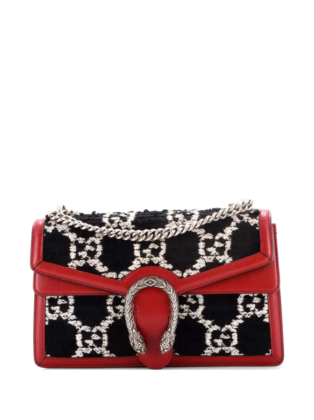 Gucci Pre-Owned Dionysus Bag GG Tweed Small shoulder bag - Nero