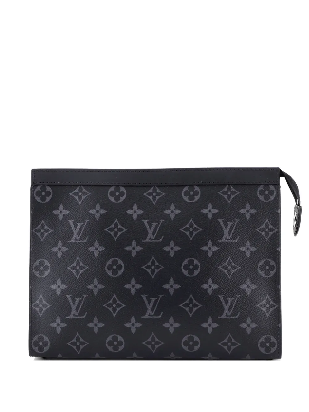 Louis Vuitton Pre-Owned Pochette Voyage Eclipse MM Clutch aus Canvas mit Monogramm - Schwarz