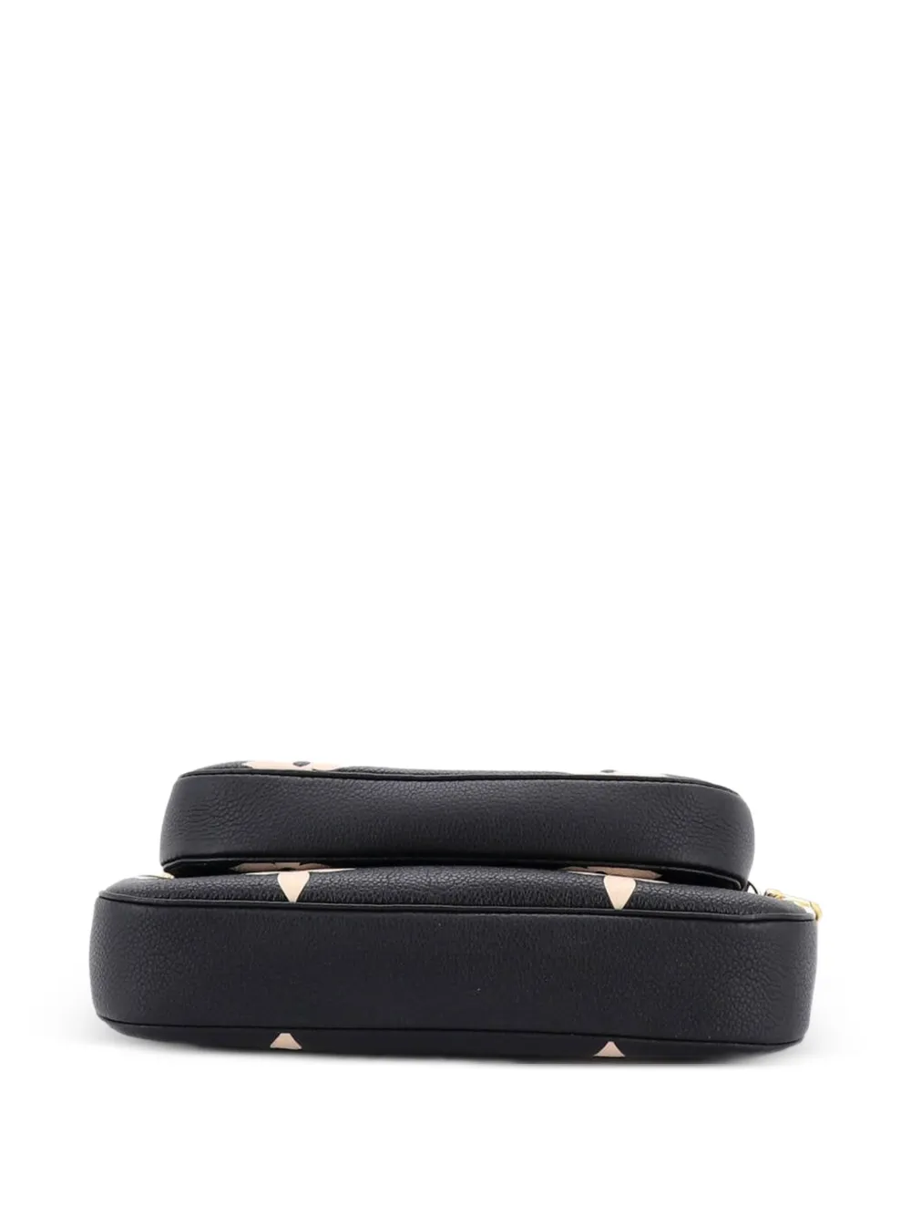  Louis Vuitton Pre-owned Borsa A Tracolla Multi Pochette Accessoires Monogram Giant Bicolore In Pelle Empreinte - Nero 