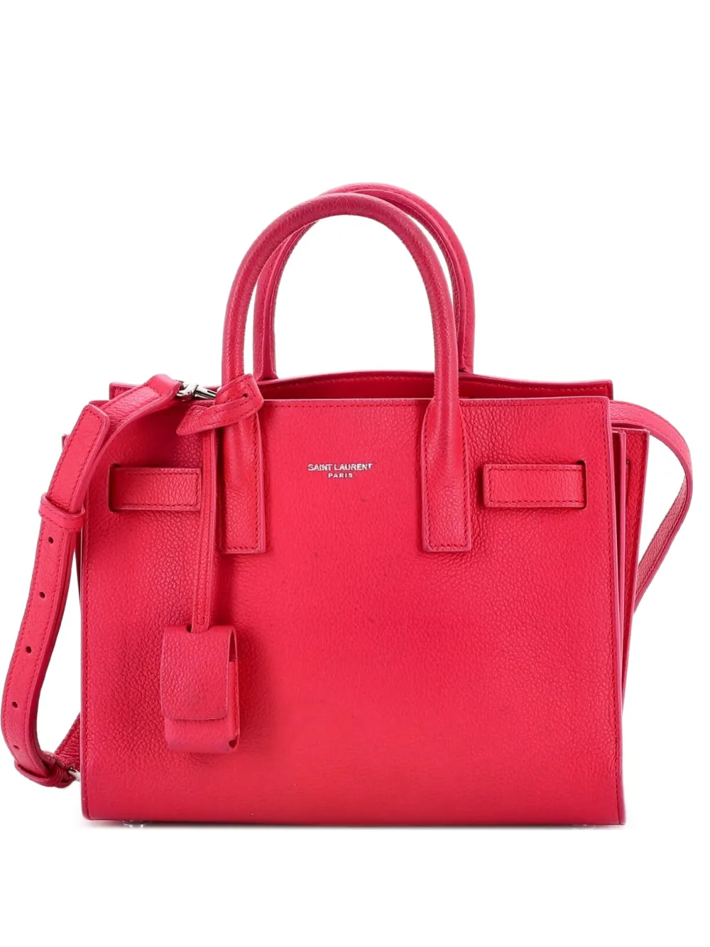 Saint Laurent Pre-Owned Borsa tote Sac de Jour Nano NM in pelle - Rosa