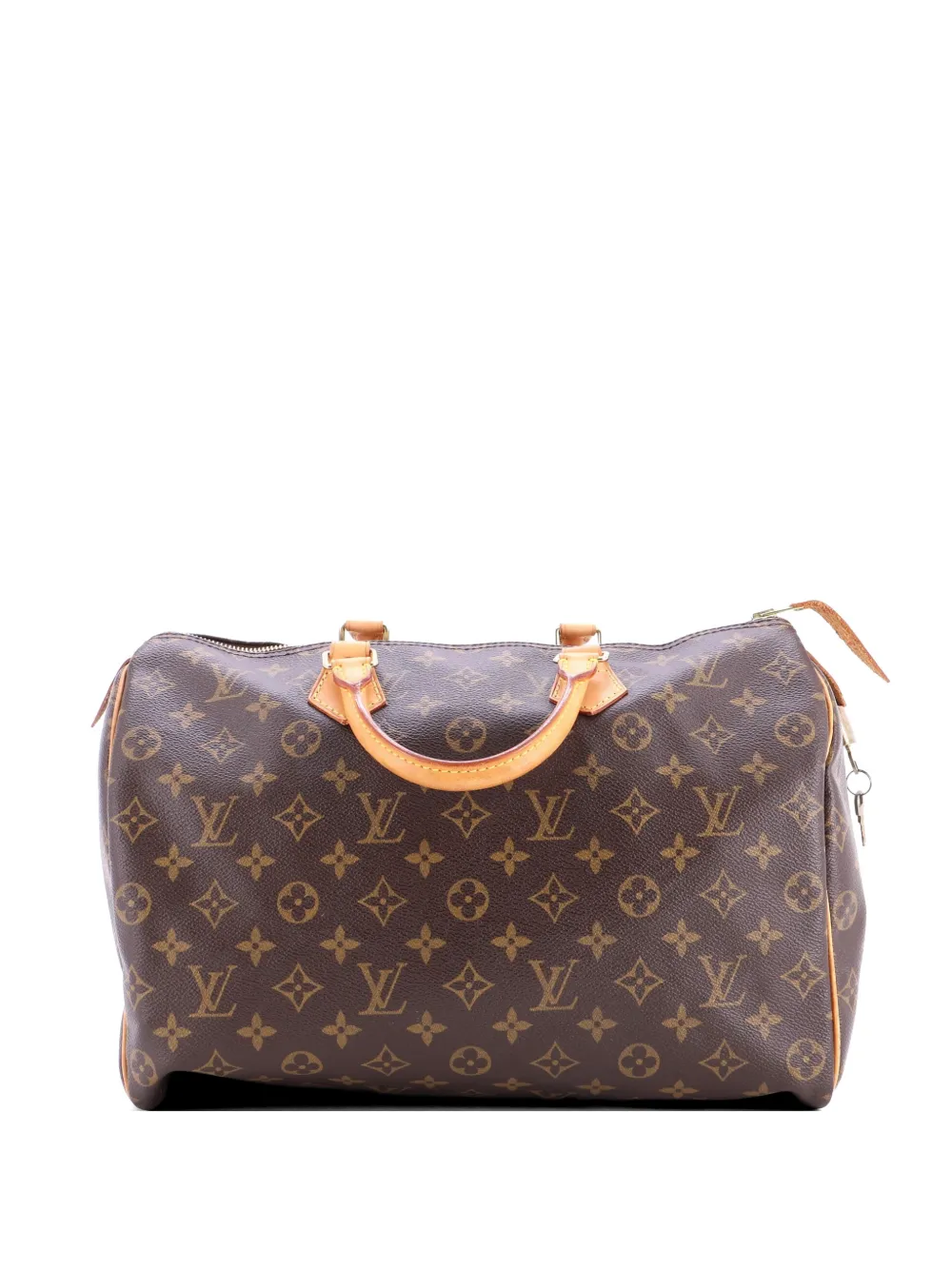Louis Vuitton Pre-Owned Borsa a tracolla Speedy 35 in tela - Marrone