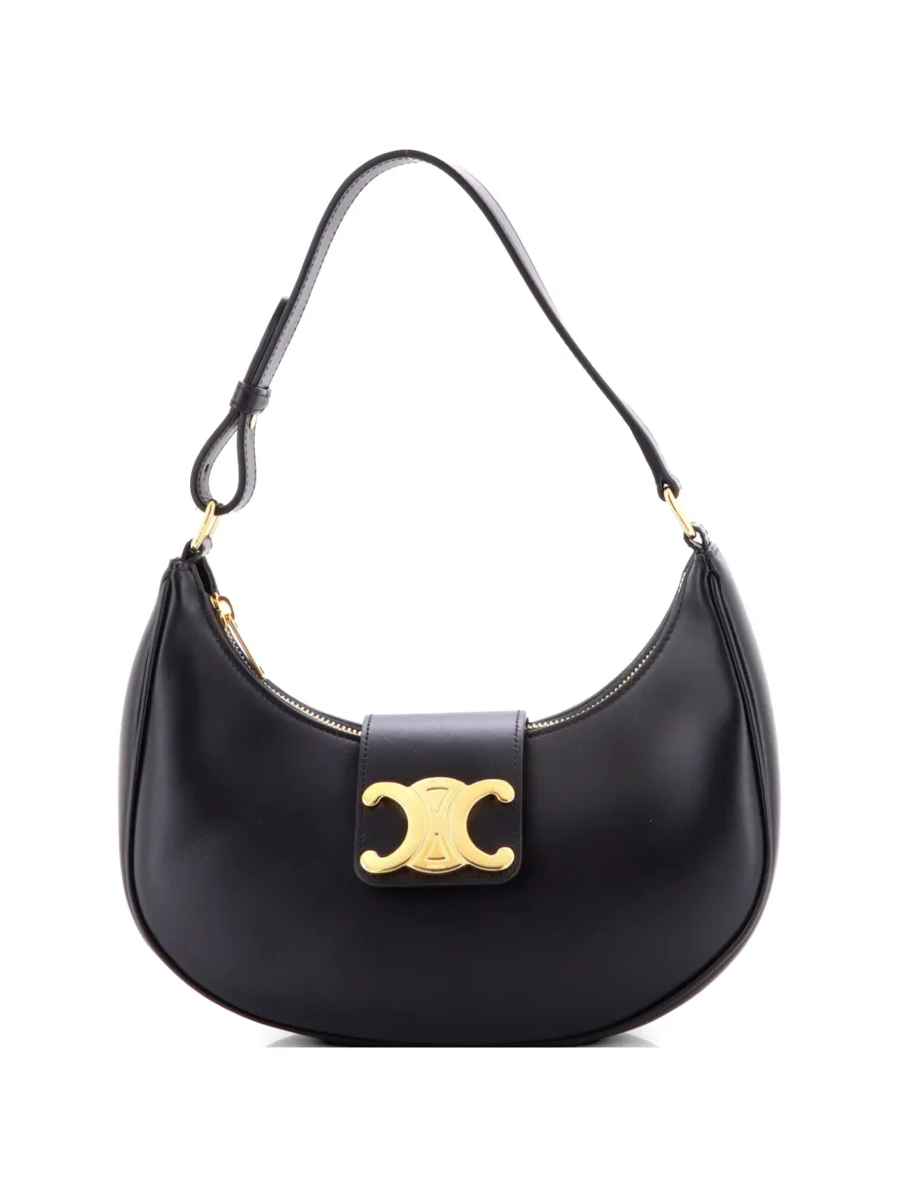 Celine Pre-Owned Borsa a spalla Ava Triomphe in pelle - Nero