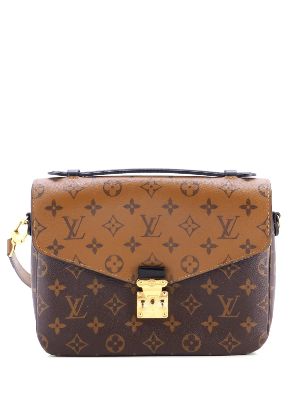 Louis Vuitton Pre-Owned Borsa a tracolla Pochette Metis Reverse Monogram in tela - Marrone