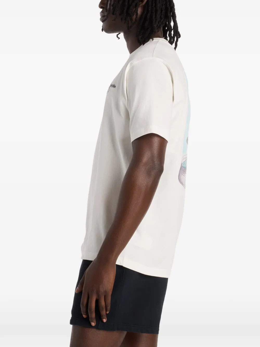 New Balance Fountain T-shirt met print Wit