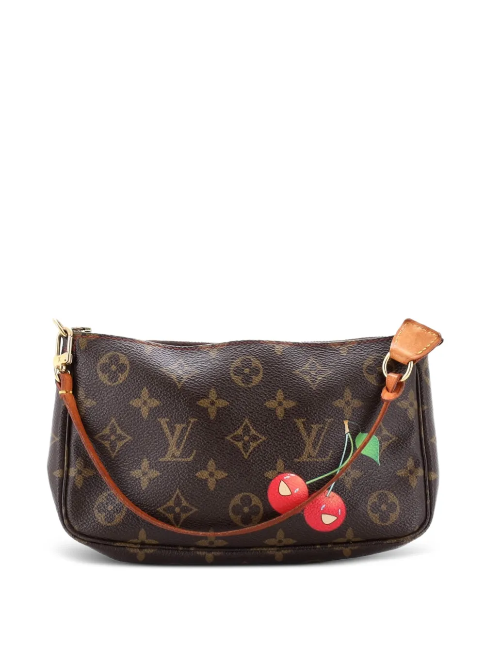 Louis Vuitton Pre-Owned Clutch Pochette Accessoires Limited Edition mini con motivo Monogram Cerises - Marrone
