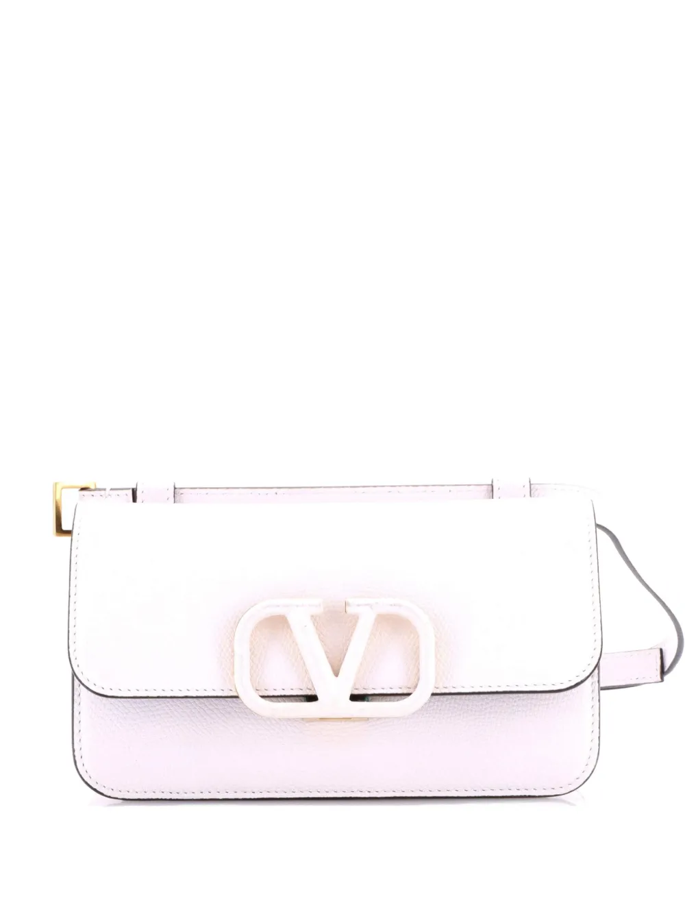 Valentino Garavani Pre-Owned VSling Leather belt bag - Bianco